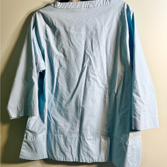 Martha Stewart tunic, size Large, light blue. - Picture 3 of 4